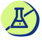 Icon of a beaker crossed out, indicating no artificial ingredients or additives.