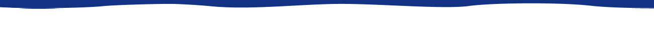 Horizontal navy blue wave-like squiggle graphic on a white background, used as a decorative design element.