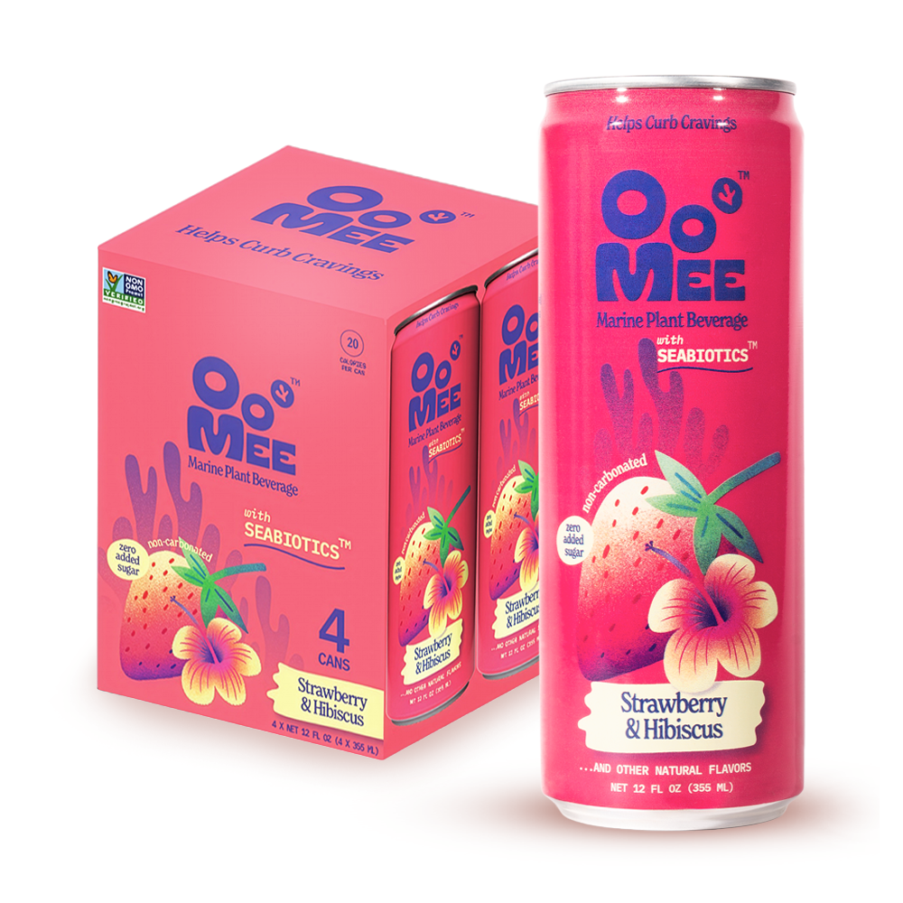 OoMee Strawberry & Hibiscus - 4 Pack