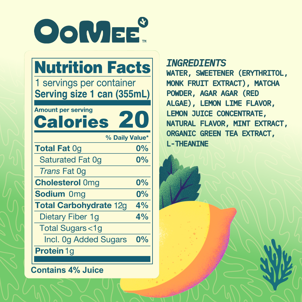 OoMee Matcha Mixed Pack - 12 Pack