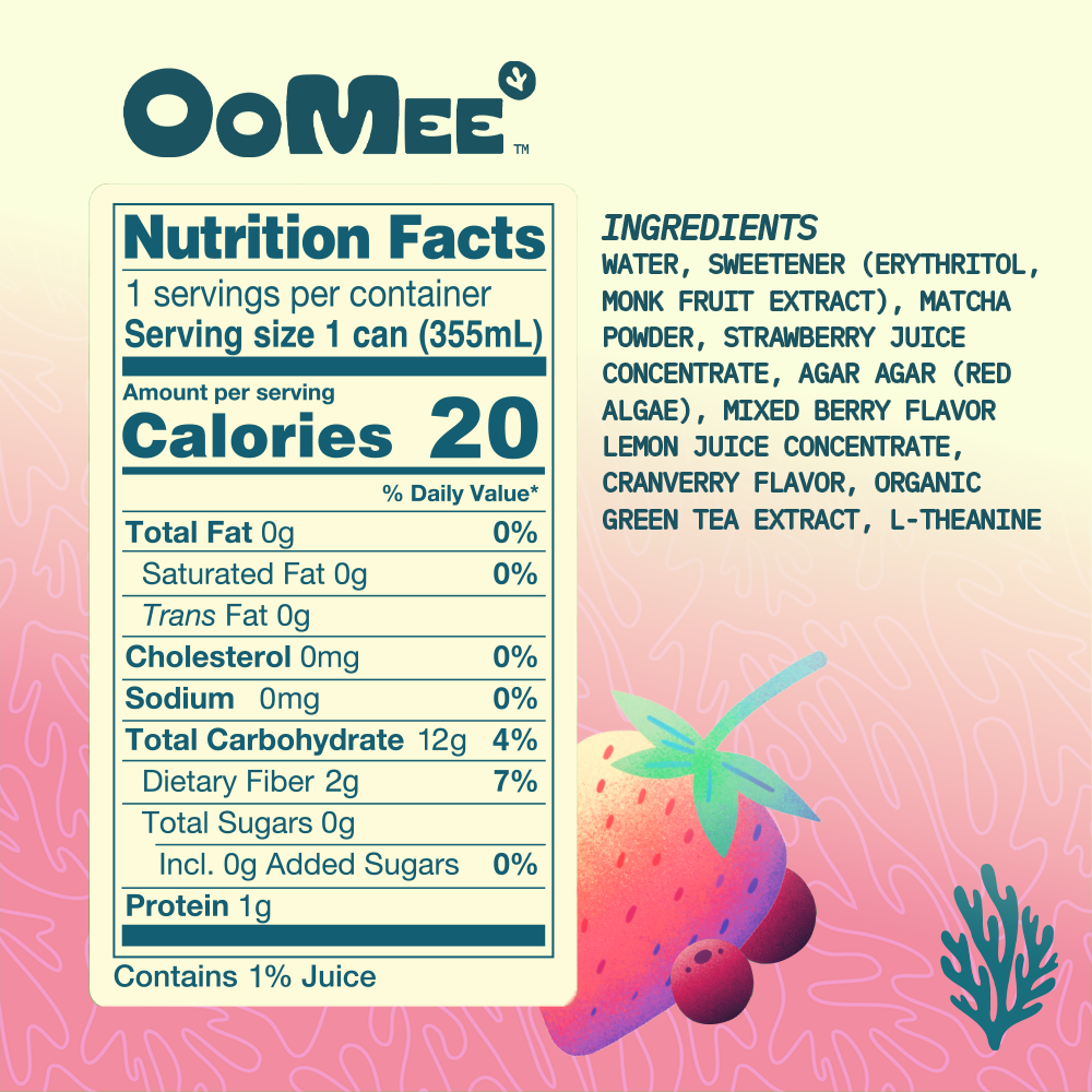 OoMee Matcha Berry - 4 Pack