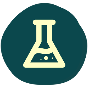 laboratory flask icon representing formulation