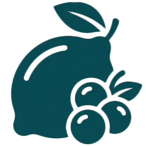 illustration of lemon and berries representing fruit ingredients