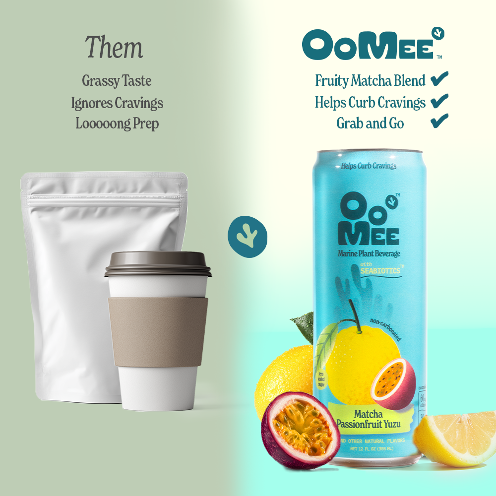 OoMee Matcha Passionfruit & Yuzu - 12 Pack